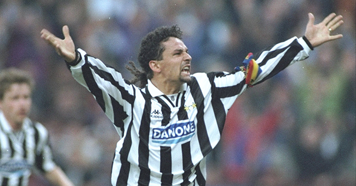 Roberto Baggio saat berseragam Juventus