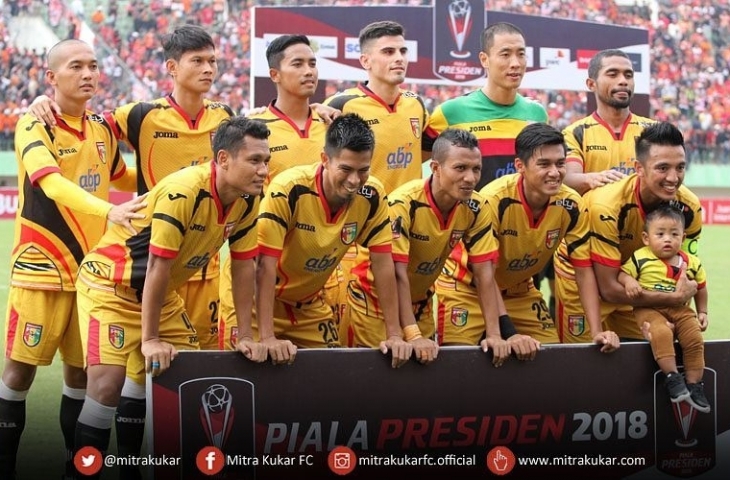 Skuat Mitra Kukar di Liga 1 2018. (Instagram)