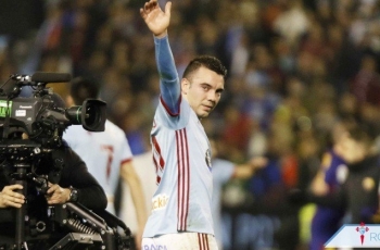 Gol 'Tangan Tuhan' Iago Aspas ke Gawang Barcelona di La Liga Spanyol