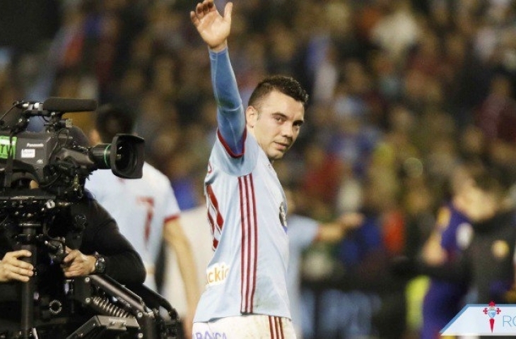 Penyerang Celta Vigo, Iago Aspas. (Sumber: Twitter/@RCCelta)