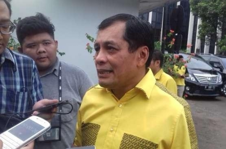 Ketua harian DPP Partai ar Nurdin Halid [suara.com/Dian Rosmala]