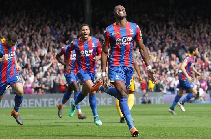 Penyerang Crystal Palace, Wilfried Zaha. (AFP)