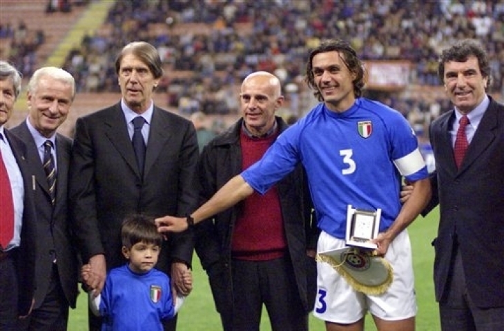 Cesare dan Paolo Maldini. (Sumber: INQUIRER.net).