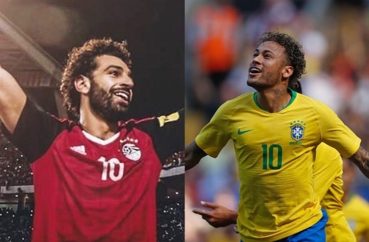 Salah dan Neymar/Instagram