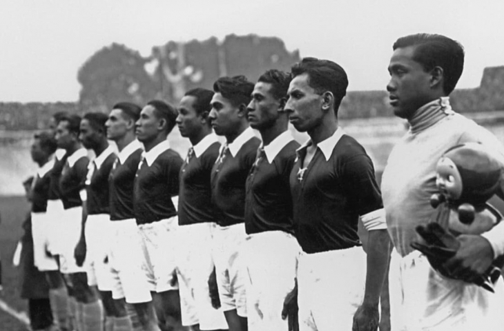 Skuat Hindia Belanda di Piala Dunia 1938 (Sumber: AFC)