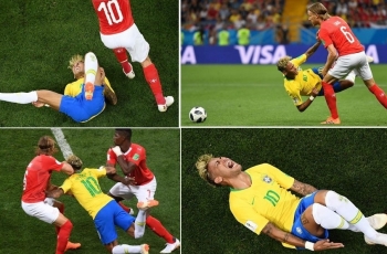 Dilanggar 10 Kali oleh Pemain Swiss, Neymar Akui Merasa Sakit