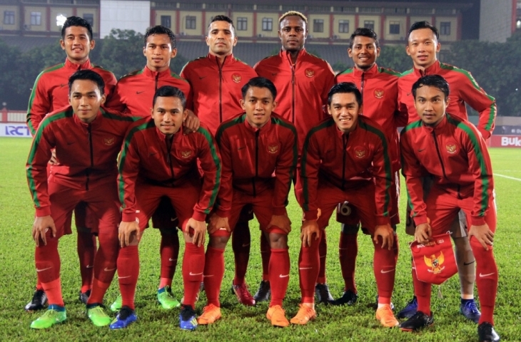 Timnas U-23 Indonesia saat uji coba lawan Thailand U-23 (Sumber: PSSI)