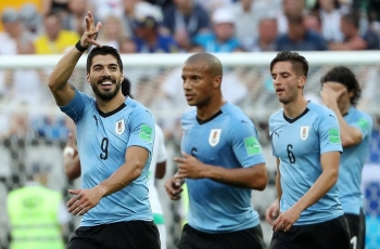 Singkirkan Arab Saudi, Uruguay Lolos ke 16 Besar Piala Dunia 2018