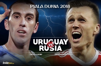 Fakta Kilat Piala Dunia 2018: Uruguay Vs Rusia