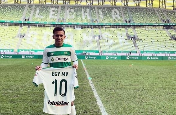 Egy Maulana Vikri bergabung dengan klub asal Polandia, Lechia Gdansk pada Maret 2018 lalu.