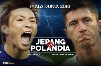 Jepang Vs Polandia Masih Imbang di Babak Pertama