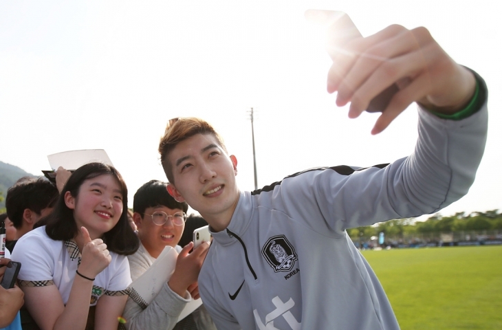 Cho Hyun-woo Kiper Korea Selatan Instagram.com/@thekfa