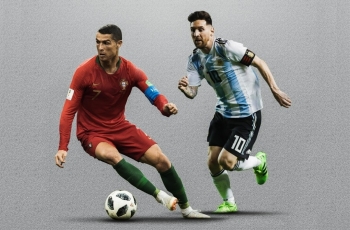 Rapor Cristiano Ronaldo Vs Lionel Messi di Piala Dunia 2018