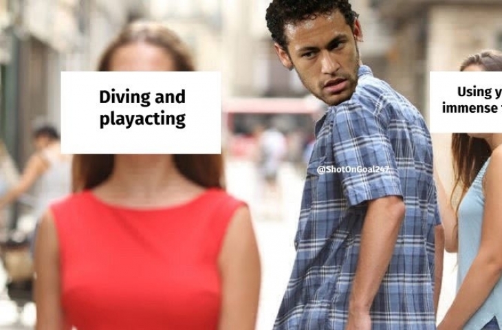 Meme Neymar/@shotongoal247/Twitter