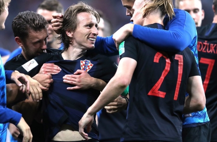 Pemain Kroasia, Luka Modric (Sumber: Twitter)