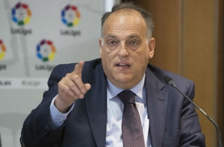 Presiden La Liga Spanyol, Javier Tebas. (sumber: Dok. Marca).