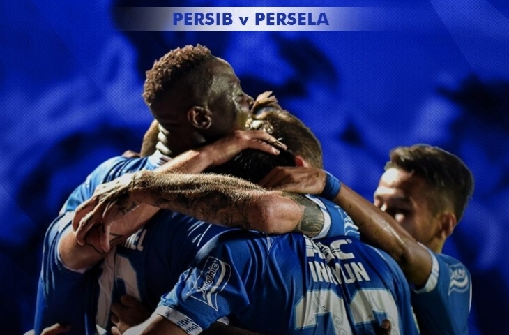 Persib Bandung vs Persela. (sumber: Twitter/@persib).