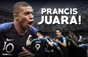 Drama 6 Gol, Prancis Juara Piala Dunia 2018