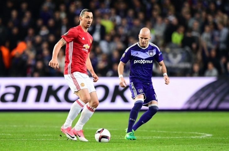 Ibrahimovic ketika berseragam Manchester United (Emmanuel Dunand/AFP)