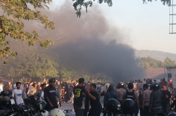 Kerusuhan Pecah di Parkir Utara saat PSIM Yogyakarta Vs PSS Sleman