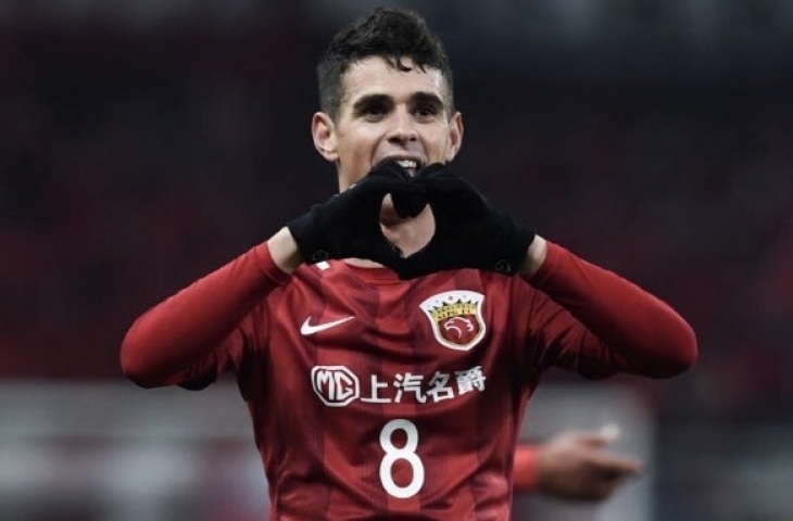 Oscar berseragam Shanghai SIPG/Twitter