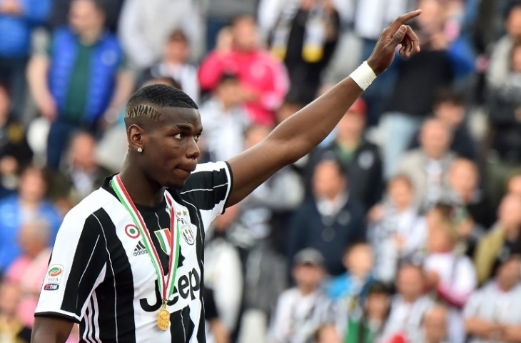 Paul Pogba ketika berseragam Juventus (Giuseppe Cacace/AFP)