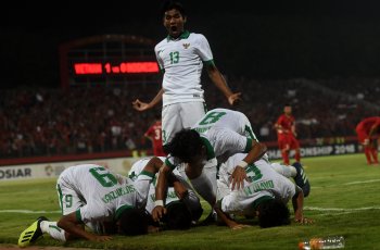 Timnas Indonesia U-16 Pesta Gol Lawan Kamboja di Babak Pertama