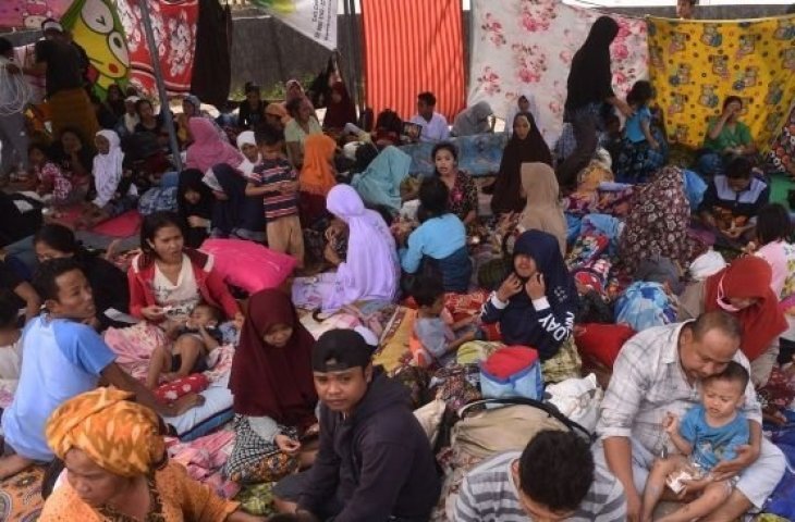 Korban bencana gempa Lombok. (Suara.com).