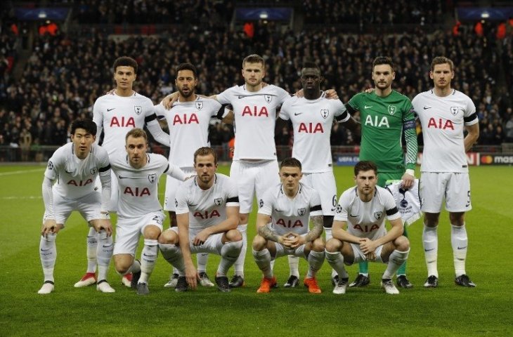 Skuat Tottenham Hotspurs (Adrian Dennis/AFP)