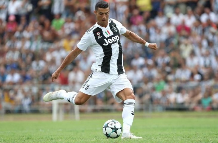 Cristiano Ronaldo saat jalani debutnya bersama Juventus (@IndyFootball/Twitter)