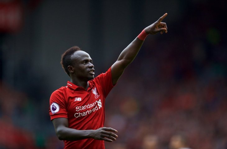 Pemain Liverpool Sadio Mane saat melawan West Ham di Stadion Alfield (Liverpool FC)