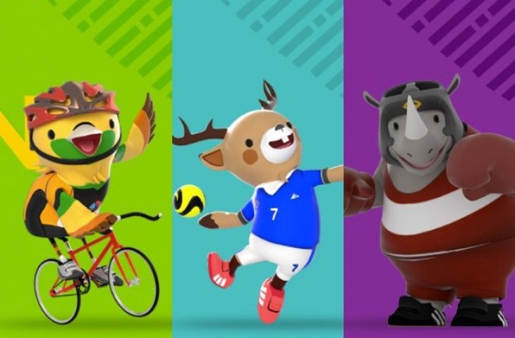 Tiga Maskot Asian games 2018. (Asiangames2018.id).