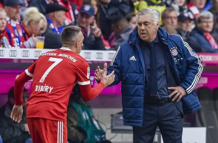 Carlo Ancelotti. (Guenter Schiffmann/AFP).