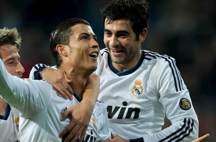 Ronaldo dan Albiol ketika sama-sama di Real Madrid. (Dok. Fantagazzetta).