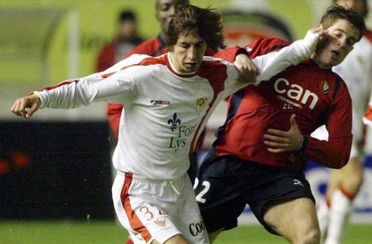 Sergio Ramos saat berseragam Sevilla. (Rafa Rivas/AFP).