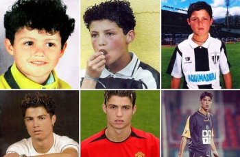 5 Potret Lucu Pesepak Bola Terkenal Dunia Saat Masih Kecil