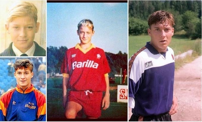 Potret Francesco Totti saat masih kecil (Dok. Sportskeeda)