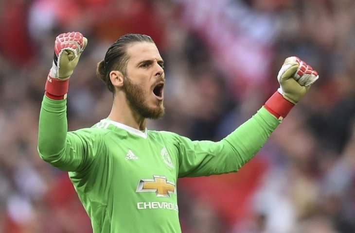 Kiper Manchester United, David De Gea (Glyn Kirk/AFP)