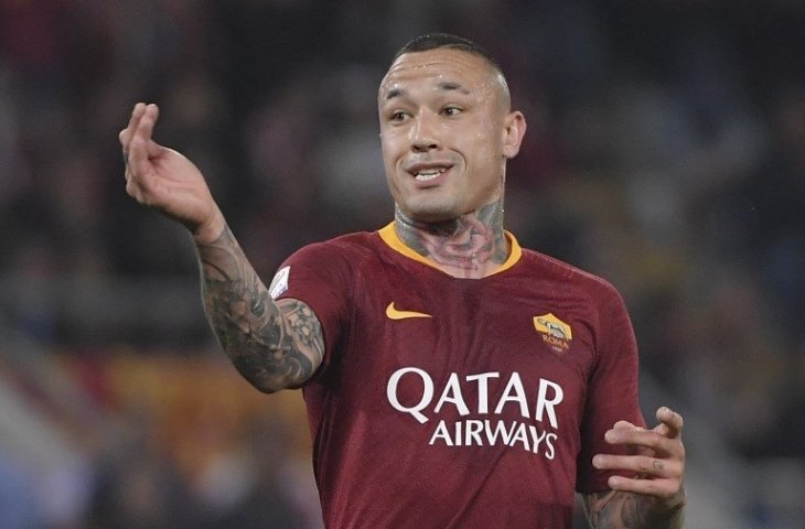 Radja Nainggolan saat masih berseragam AS Roma (Tiziana Fabi/AFP)