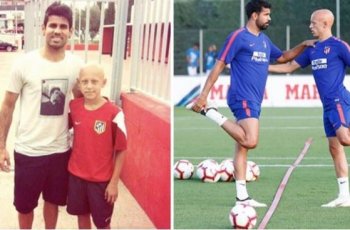 Dulu Jadi Fan, Kini Victor Mollejo Bermain Bersama Diego Costa