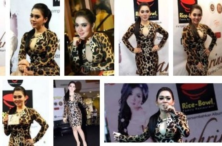 Potret Syahrini ketika menulis kata kunci 'Syahrini Macan' di Google.