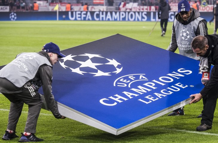 Logo Liga Champions (AFP)