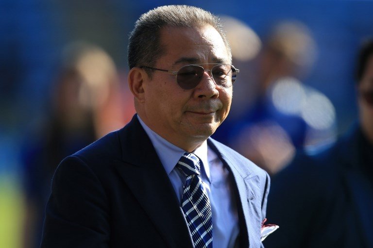 Pemilik klub Leicester City, Vichai Srivaddhanaprabha (Lindsey Parnaby/AFP)