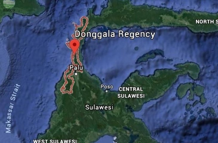 Gempa di Palu. (Dok. BMKG).