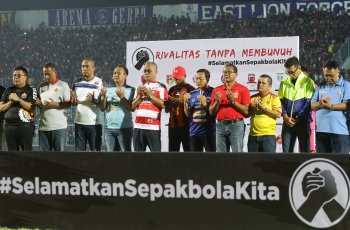 18 Klub Liga 1 Deklarasi Damai di Stadion Kanjuruhan Malang