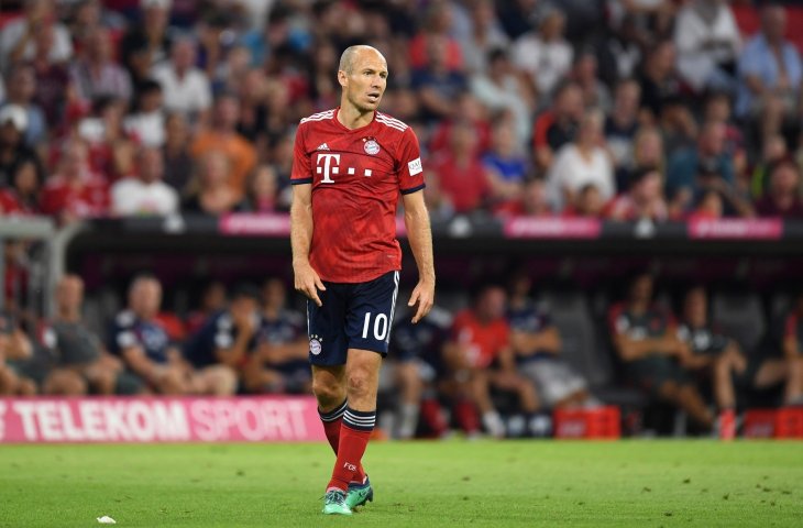 Pemain Bayern Munchen, Arjen Robben. (AFP)