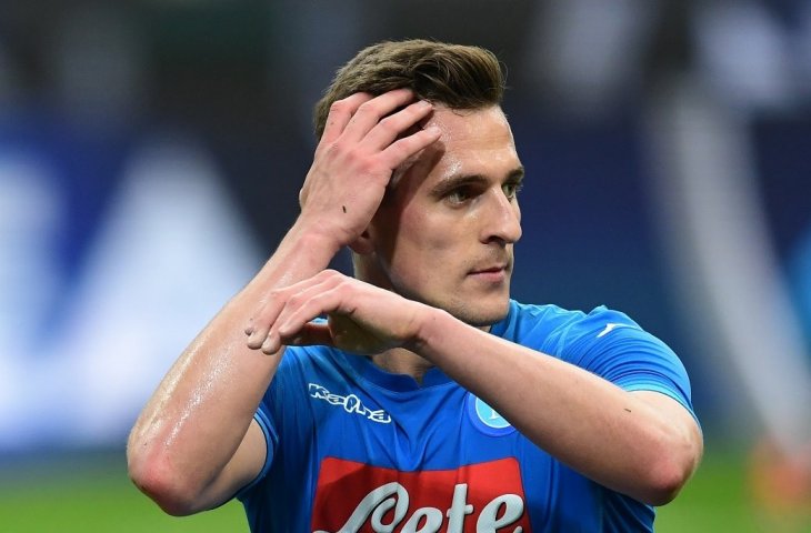 Pemain Napoli, Arkadiusz Milik (AFP)