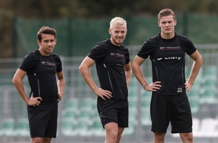 Egy Maulana Vikri saat menjalani sesi latihan (Sumber: lechia.pl)