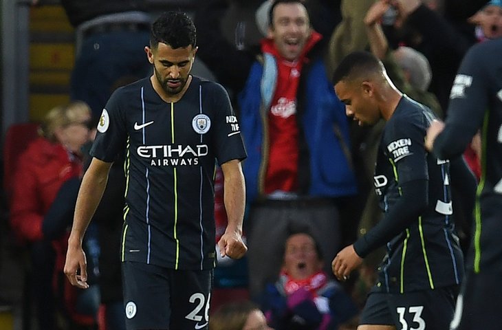 Gabriel Jesus Kesal Lihat Mahrez Gagal Penalti Lawan Liverpool