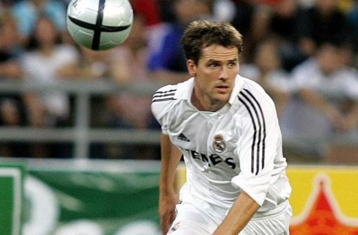 Michael Owen ketika berseraam Real Madrid. (Pornchai Kittiwongsakul/AFP).